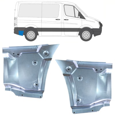 Takalokasuoja korjaussarja varten Volkswagen Crafter 2005-2017 / Vasen+Oikea / Sarja 15523