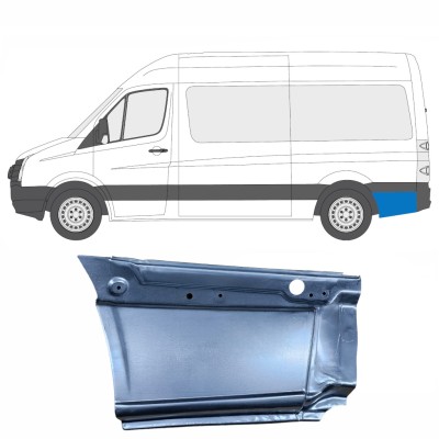 Takalokasuoja korjaussarja varten Volkswagen Crafter 2005-2017 / Vasen 13447