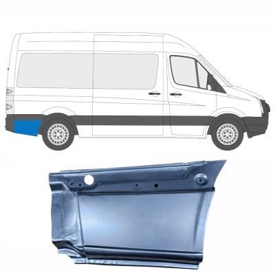 Takalokasuoja korjaussarja varten Volkswagen Crafter 2005-2017 / Oikea 13443