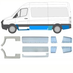 Korjauspaneeli aseta varten Volkswagen Crafter 2005-2017 / Vasen+Oikea / 14471