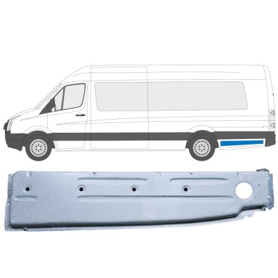 Takalokasuojan sisäkorjauspaneeli varten Volkswagen Crafter 2005-2017 / Vasen 14376
