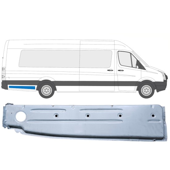 Takalokasuojan sisäkorjauspaneeli varten Volkswagen Crafter 2005-2017 / Oikea 14375