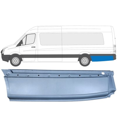 Takalokasuoja korjaussarja varten Volkswagen Crafter 2005-2017 / Vasen 13431