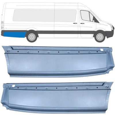 Takalokasuoja korjaussarja varten Volkswagen Crafter 2005-2017 / Vasen+Oikea / Sarja 14359