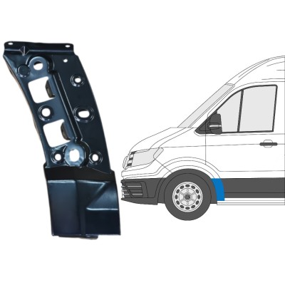 Etulokasuojan korjauspelti varten Volkswagen Crafter 2017- / Vasen 16087