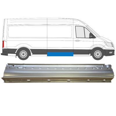 Sivuhelmapelti korjauspaneeli varten Volkswagen Crafter 2017- / Oikea 14625