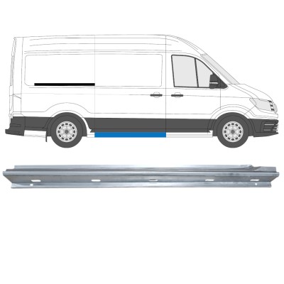 Sivuoven kynnysprofiili varten Volkswagen Crafter 2017- / Oikea 14626