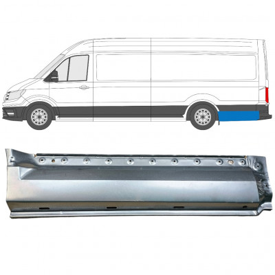 Takalokasuoja korjaussarja varten Volkswagen Crafter / MAN THE 2017- / XLWB / Vasen 11596