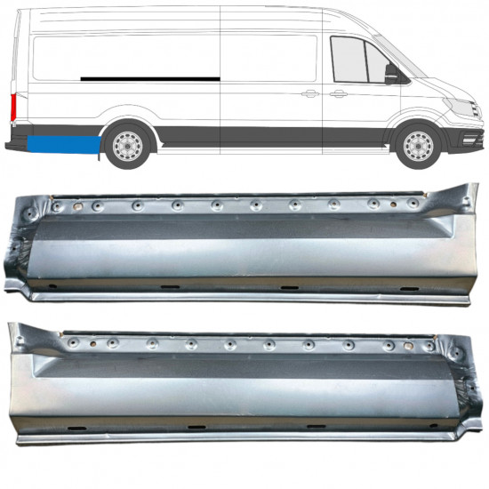 Takalokasuoja korjaussarja varten Volkswagen Crafter / MAN THE 2017- / XLWB / Sarja 11597