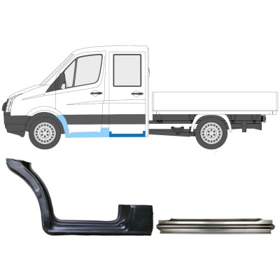 Korjauspaneeli aseta varten Volkswagen Crafter 2005-2017 / Vasen / 15539