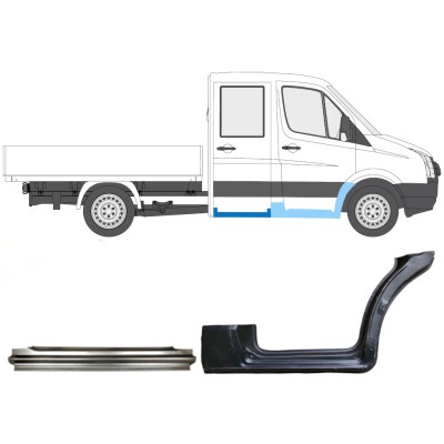 Korjauspaneeli aseta varten Volkswagen Crafter 2005-2017 / Oikea / 15538