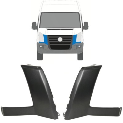 Lista ajovalon alla varten Volkswagen Crafter 2005-2011 / Vasen+Oikea / Sarja 16856