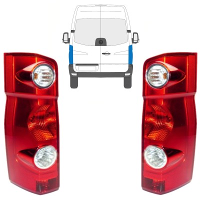 Takavalo varten Volkswagen Crafter 2005-2017 / Vasen+Oikea / Sarja 15574