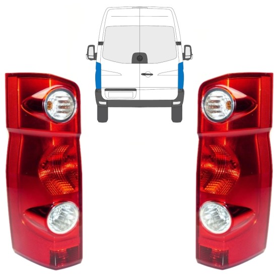 Takavalo varten Volkswagen Crafter 2005-2017 / Vasen+Oikea / Sarja 15574