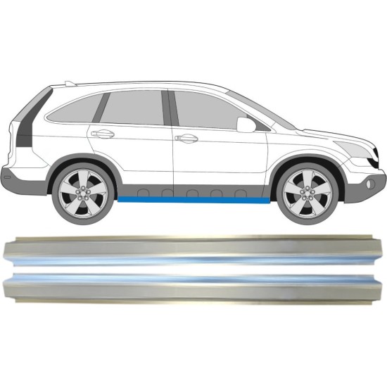 Kynnyspelti korjauspaneeli varten Honda CR-V 2006-2011 / Vasen+Oikea / Sarja 14771