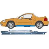 Kynnyspelti varten Honda Civic Del Sol 1992-1998 / Vasen 6184