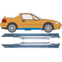 Kynnyspelti varten Honda Civic Del Sol 1992-1998 / Vasen+Oikea / Sarja 10537