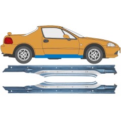 Kynnyspelti varten Honda Civic Del Sol 1992-1998 / Vasen+Oikea / Sarja 10537