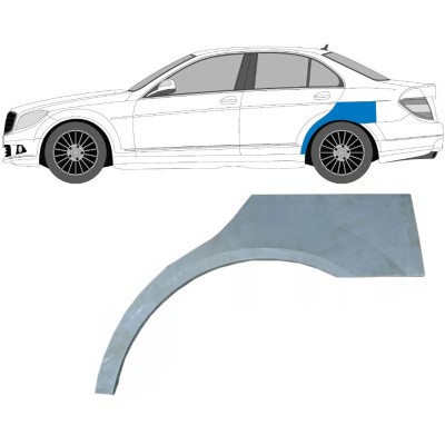 Takalokasuoja korjaussarja varten Mercedes C-Class W204 2007-2014 / Vasen 5356