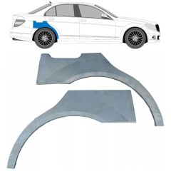 Takalokasuoja korjaussarja varten Mercedes C-Class W204 2007-2014 / Vasen+Oikea / Sarja 10410