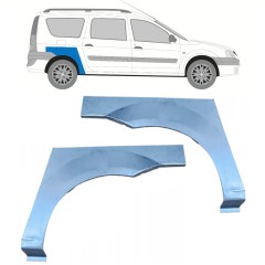 Takalokasuoja korjaussarja varten Dacia Logan 2004-2009 / Vasen+Oikea / Sarja 11521
