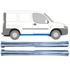 Kynnyspelti varten Fiat Doblo 2001-2010 / Vasen+Oikea / Sarja 11468