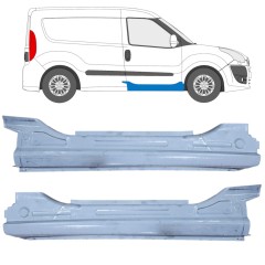 Kynnyspelti korjauspaneeli varten Fiat Doblo 2010-2022 / Vasen+Oikea / Sarja 12673