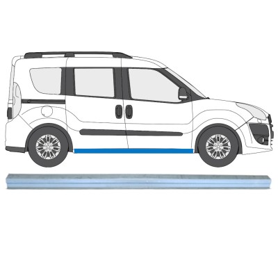 Kynnyspelti korjauspaneeli varten Fiat Doblo 2010-2022 / Vasen = Oikea (symmetrinen) 15357