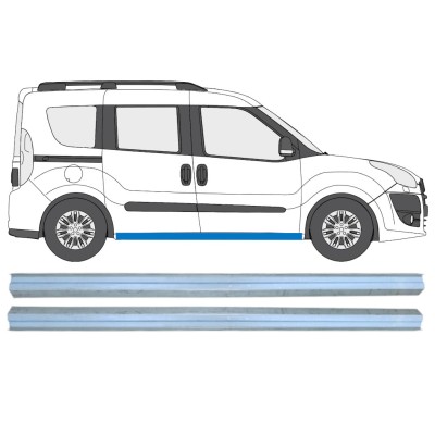Kynnyspelti korjauspaneeli varten Fiat Doblo 2010-2022 / Vasen+Oikea / Sarja 15361