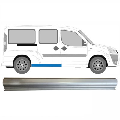 Takalokasuojan korjauspaneeli varten Fiat Doblo 2001-2010 / Vasen = Oikea (symmetrinen) 14623