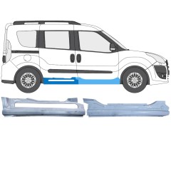 Kynnyspelti korjauspaneeli varten Fiat Doblo 2010-2022 / Oikea / Sarja 12747