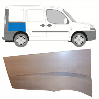 Takalokasuoja korjaussarja varten Fiat Doblo 2001-2010 / Oikea 10181