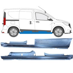 Kynnyspelti varten Dacia Dokker 2012- / Vasen+Oikea / Sarja 10148