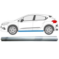 Kynnyspelti korjauspaneeli alempi osa varten Citroen DS4 2011-2015 / Vasen 15015