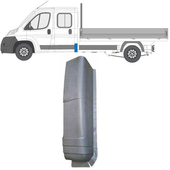 Takakulman korjauspaneeli varten Peugeot Boxer 2006-2026 / Vasen 16617