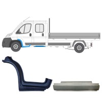 Korjauspaneeli aseta varten Fiat Ducato 2006-2014 / Vasen / Tuplakabiini / 14797 Korjauspaneeli aseta varten Fiat Ducato 2006-2014 / Vasen / Tuplakabiini / 14797