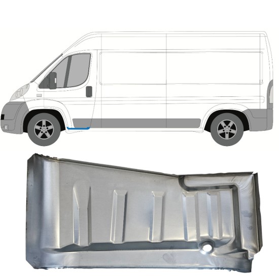 Vasen korjauspelti astinlauta varten Fiat Ducato 2006-2014 / Vasen 15053 Vasen korjauspelti astinlauta varten Fiat Ducato 2006-2014 / Vasen 15053