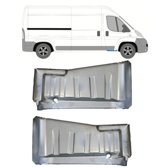 Vasen korjauspelti astinlauta varten Fiat Ducato 2006-2014 / Vasen+Oikea / Sarja 15061 Vasen korjauspelti astinlauta varten Fiat Ducato 2006-2014 / Vasen+Oikea / Sarja 15061