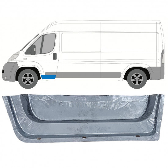 Sisäinen etuoven korjausosa varten Fiat Ducato 2006- / Vasen 12002