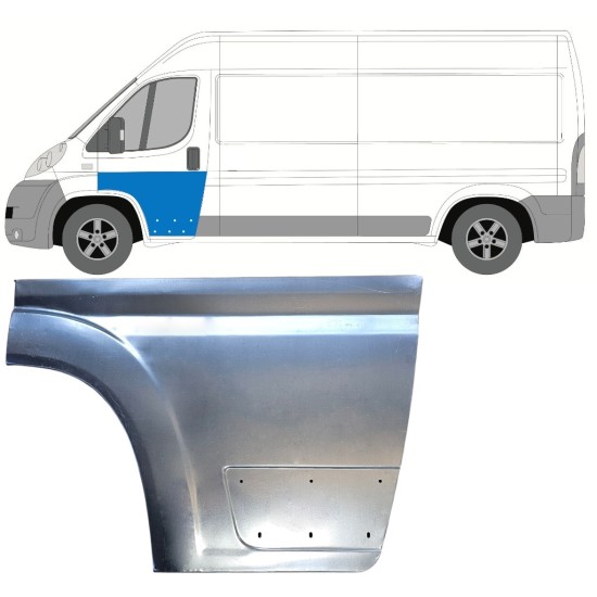 Etuoven korjausosa varten Peugeot Boxer 2006-2026 / Vasen 16278