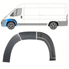 Első sárvédődíszítő elemek készlete varten Citroen Jumper 2006-2014 / Vasen / 14397