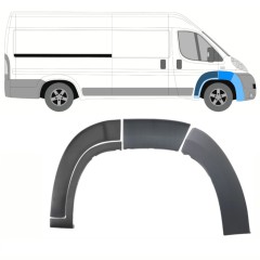 Első sárvédődíszítő elemek készlete varten Peugeot Boxer 2006-2014 / Oikea / 14394