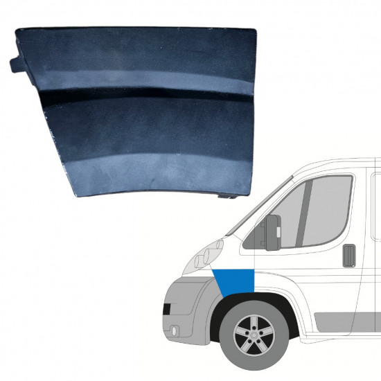 Etulokasuojan korjauspelti varten Fiat Ducato 2006-2014 / Vasen 12885