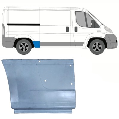 Takalokasuoja korjaussarja varten Fiat Ducato 2006-2014 / Oikea 15111