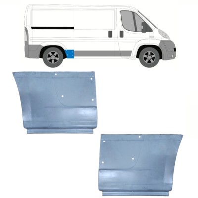 Takalokasuoja korjaussarja varten Fiat Ducato 2006-2014 / Vasen+Oikea 15113