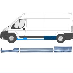 Korjauspaneeli aseta varten Fiat Ducato 2006-2025 / Vasen / 12421