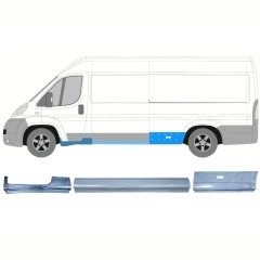 Korjauspaneeli aseta varten Fiat Ducato 2006-2025 / Vasen / 12423