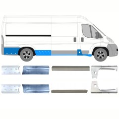 Kynnyspelti korjauspaneeli varten Citroen Jumper 2006-2026 / Vasen+Oikea / Sarja 14165