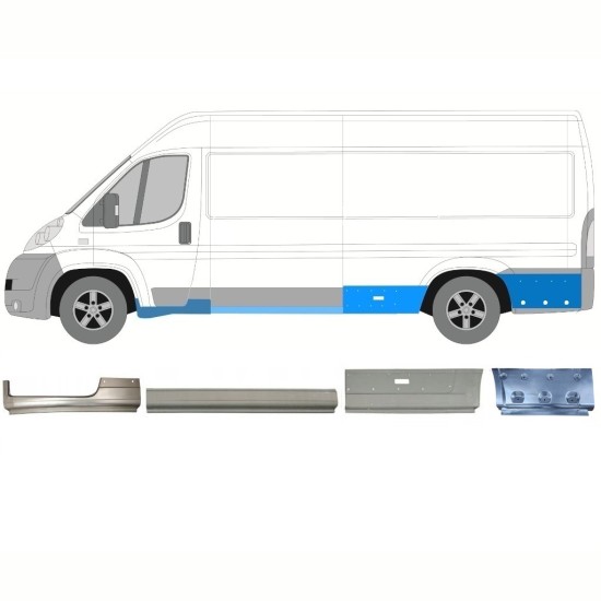 Korjauspaneeli aseta varten Fiat Ducato 2006-2026 / Vasen / 16790