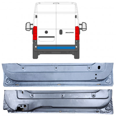 Korjauspellit takaoven varten Fiat Ducato 2006-  / Sarja 11673